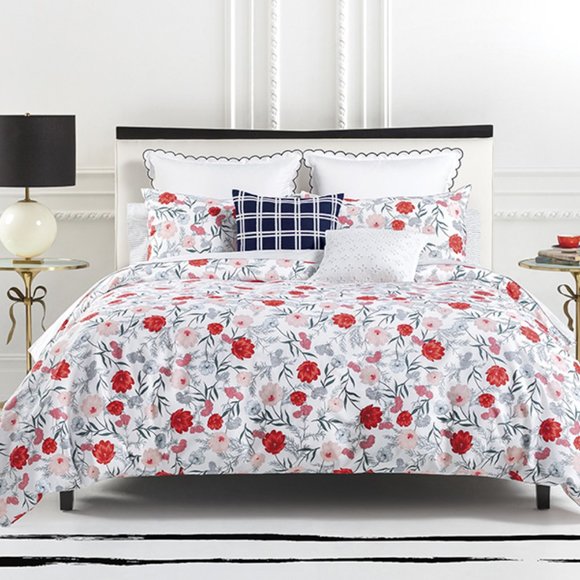 Like New - Kate Spade Blossom Duvet Cover Set - Full/Queen - Picture 1 of 3